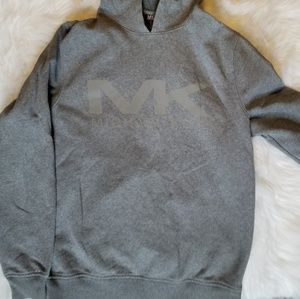Michael Kors MK Reflective Hoodie Gray